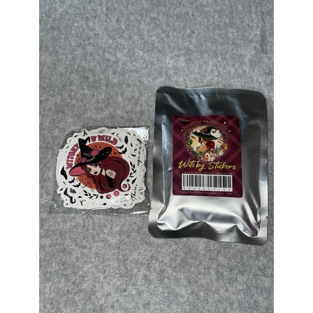 Mis Star Witchy Stickers New 64 count